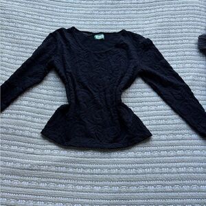 VINTAGE Italian Manufat long sleeve top